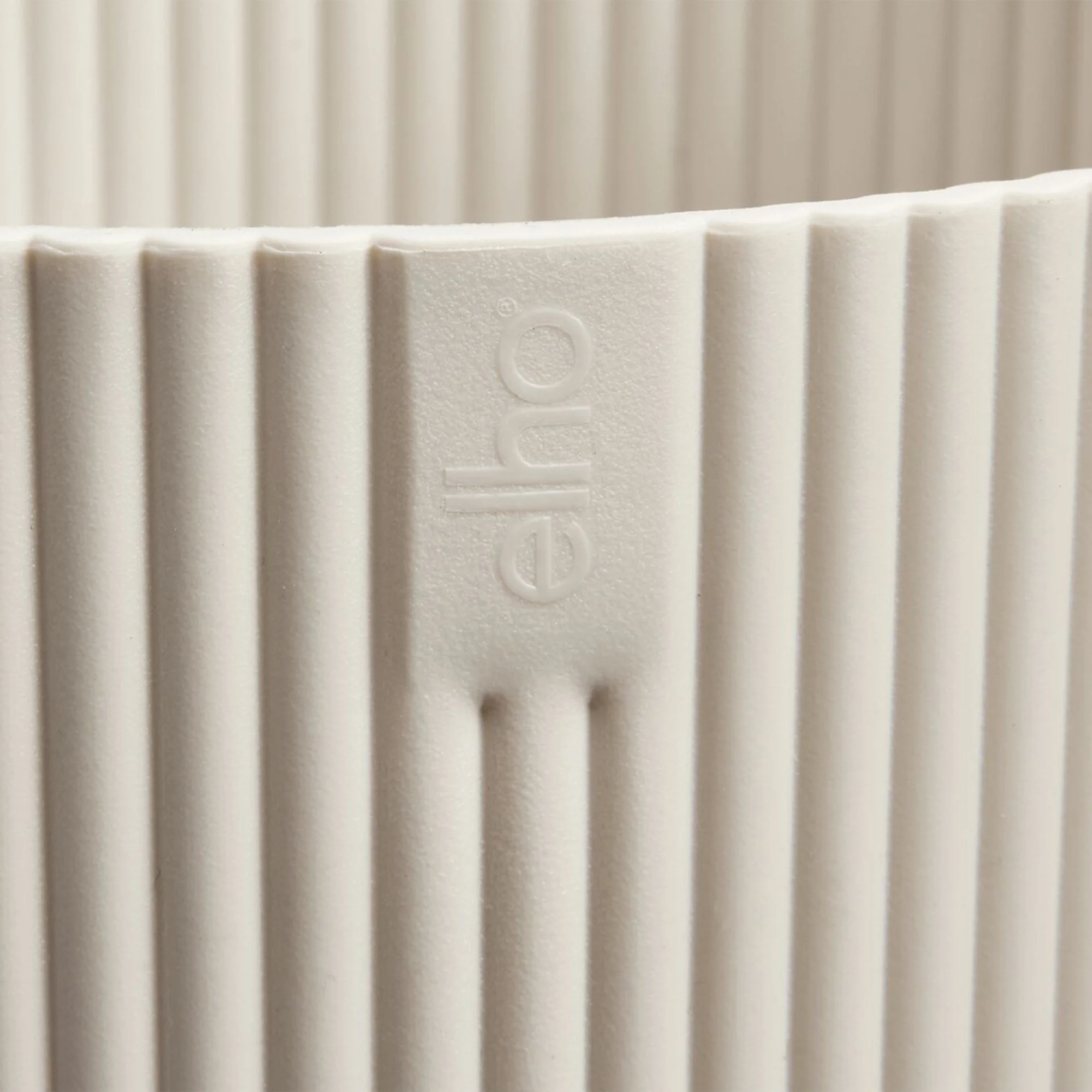 Cache-Pot Vibes fold rond Blanc lin ELHO - Image 3