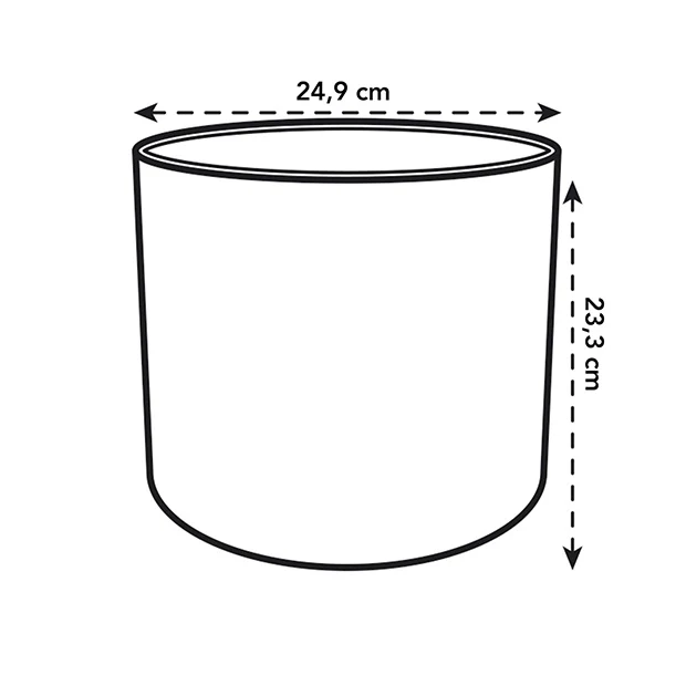 Elho Cache-pot B for soft rond anthracite - Image 9