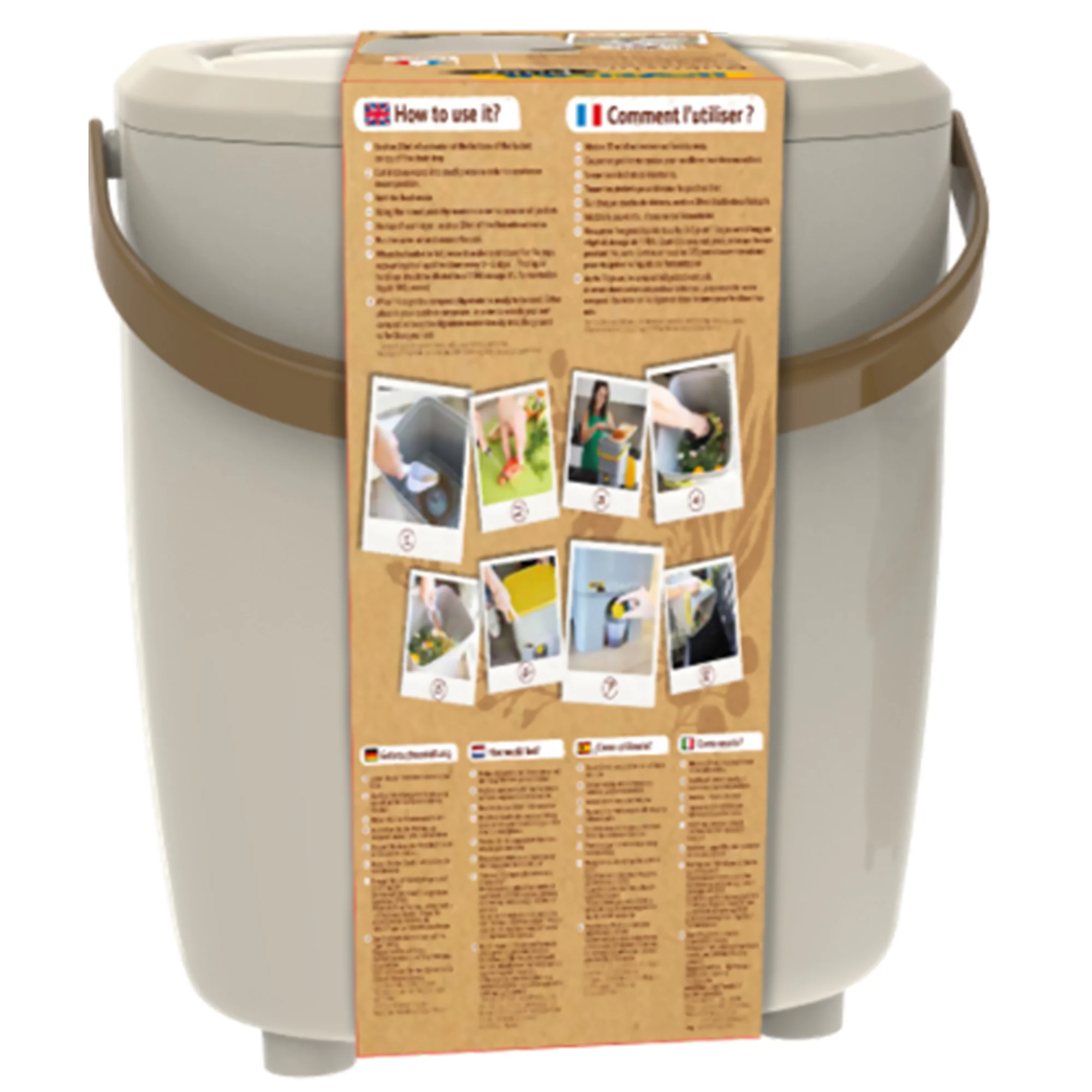 Kit composteur de cuisine + activateur de compost HOZELOCK - Image 3